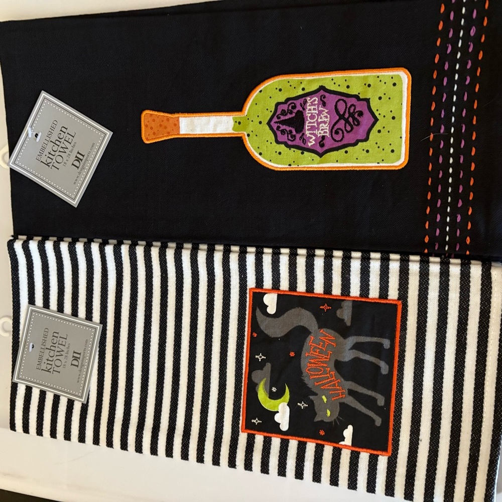 Halloween Kitchen Towels Set